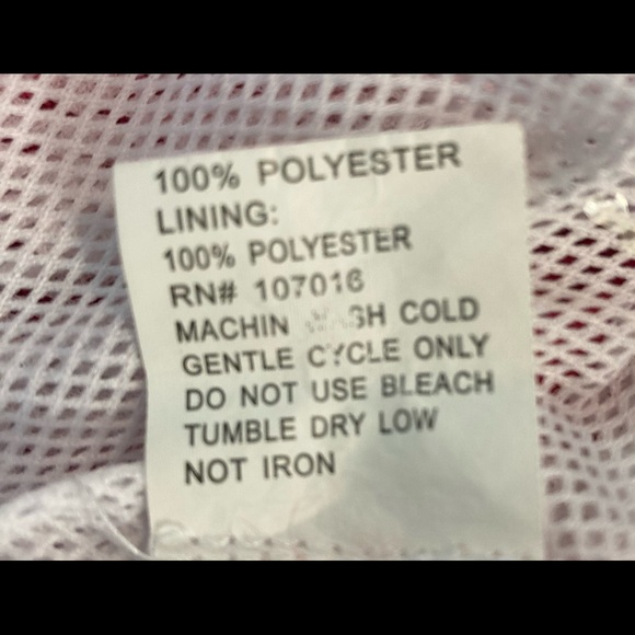 Riflessi Collection Premium Edition Windbreaker Jacket Pink and White - Picture 12 of 14